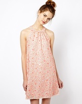 Thumbnail for your product : French Connection Sweet Mix Dress in Sequin - Winter white