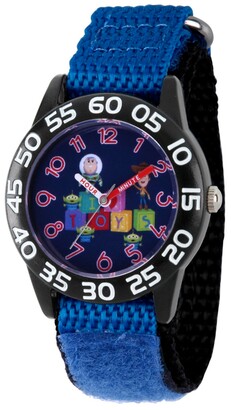 EWatchFactory Disney Toy Story Buzz Lightyear Boys' Black Plastic Watch 32mm