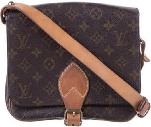 Louis Vuitton Cluny Top Handle Bag Monogram Canvas MM - ShopStyle