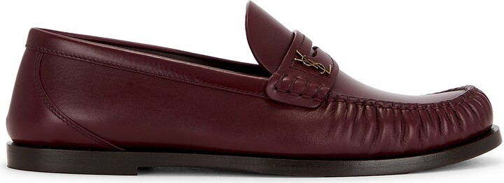 Saint Laurent Laurent Loafer in Burgundy