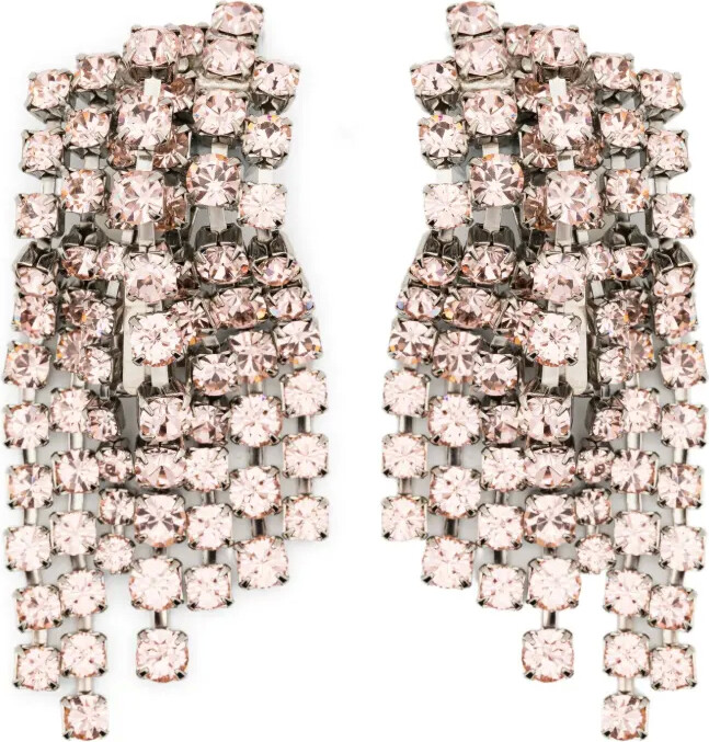 Helene Zubeldia Crystal-Embellished Drop Earring