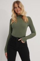 Thumbnail for your product : NA-KD Ribbed Polo Knitted Sweater