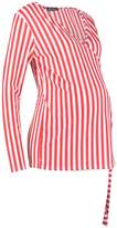 Thumbnail for your product : boohoo Maternity Stripe Long Sleeve Wrap Top