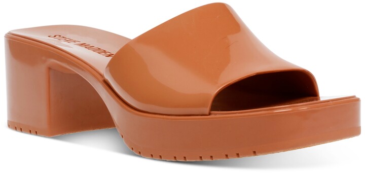 Steve Madden Green Jelly Women's Harlin Block-heel Sandals Regular (M, B) Listed By CharmyPosh 