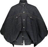 Buttoned Denim Oversize Jacket 