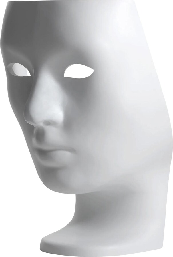 Driade Nemo Swivel Armchair, White Polyethylene - Design Fabio Novembre