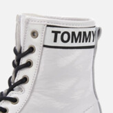 Thumbnail for your product : Tommy Jeans Women's Patent Leather Flatform Boots - White
