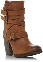 Thumbnail for your product : Steve Madden YALE SM - Heeled Buckle Detail Leather Boot