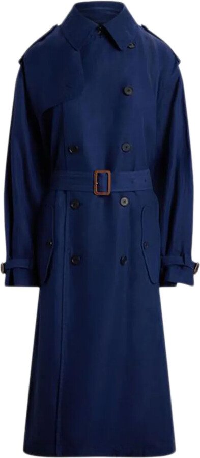 Polo Ralph Lauren Double-Breasted Belted Trench Coat