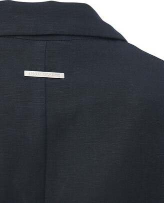 Armani Exchange Linen & Viscose Jacket