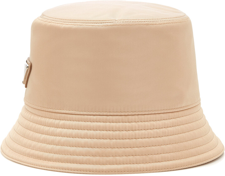 prada bucket hat pink