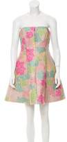 Thumbnail for your product : Valentino Silk Brocade Dress w/ Tags