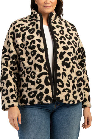 TJMAXX Plus Sherpa Jacket, Polyester