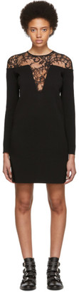 Givenchy Black Lace-Trimmed Dress