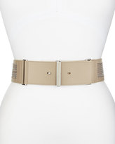 Thumbnail for your product : Lafayette 148 New York Leather Belt with Chain Detail