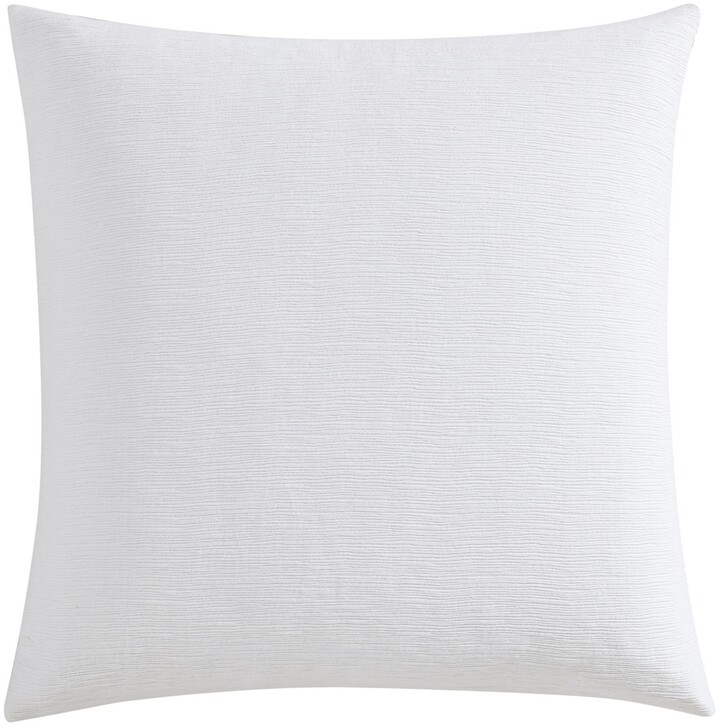 Vera Wang Solid Textured Pleats European Sham Set