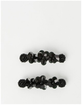 Collection Embellished Black Hair Clip