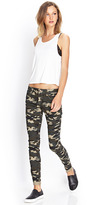 Thumbnail for your product : Forever 21 Camo Skinny Jeans