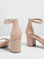 Thumbnail for your product : Charles & Keith Block Heel Ankle Strap Sandals