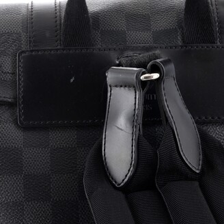 LOUIS VUITTON CHRISTOPHER BACKPACK IN BLACK AND WHITE DAMIER