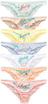 Thumbnail for your product : Wildfox Couture Day of Week Ruffle Bottom Undies