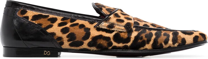 mens leopard print dress shoes