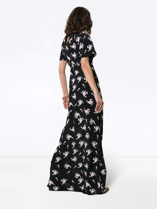 By Ti Mo small bouquet floral-print maxi dress