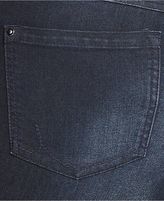 Thumbnail for your product : INC International Concepts Plus Size Slim Tech Fit Skinny Jeans, Dark Blue Wash