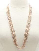 Thumbnail for your product : Charlotte Russe Long Two-Tone Beaded Necklace