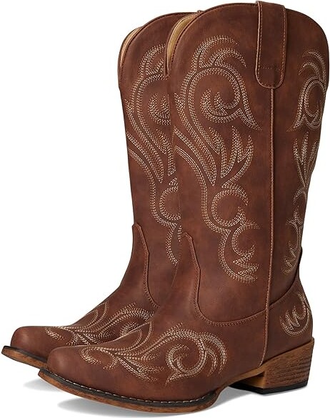 Womens Roper Boots ROPER Womens Ava Harness Snip Toe Casual Boots