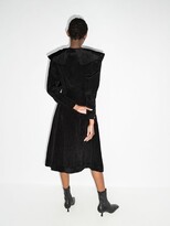 Thumbnail for your product : REJINA PYO Milo oversized-collar midi dress