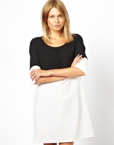 Thumbnail for your product : Love Shift Dress in Colour Block with Sleeve