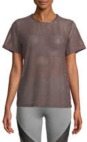 Thumbnail for your product : Koral Activewear Size Up Open-Mesh Tee