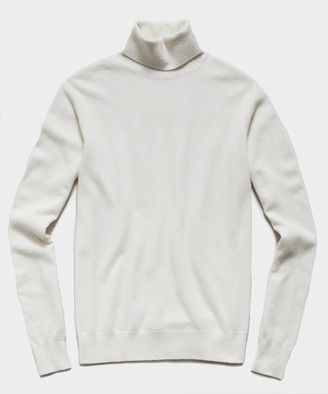 cream colored mock turtleneck