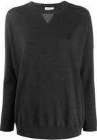 Thumbnail for your product : Brunello Cucinelli Bead-Embellished Crew Neck Jumper