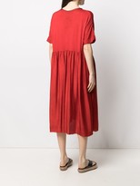 Thumbnail for your product : UMA WANG Short-Sleeve Pleat-Detail Dress