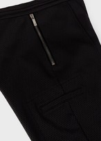 Thumbnail for your product : Giorgio Armani Jogging Trousers With A 3D-Effect Design And Chenille Details