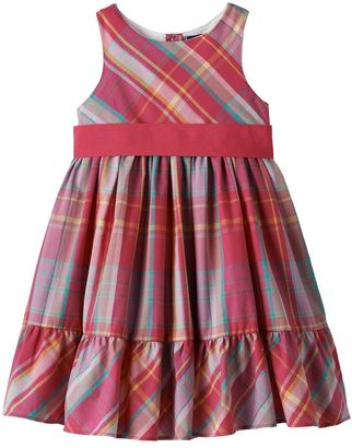 Chaps Toddler Girl Woven Plaid Dress