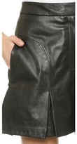 Thumbnail for your product : Tibi Leather Pleated Shorts