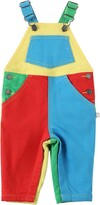 Thumbnail for your product : Stella McCartney Kids Color block organic denim overalls