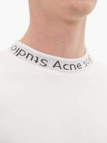 Thumbnail for your product : Acne Studios Navid Logo-jacquard Jersey T-shirt - Mens - White