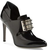 Thumbnail for your product : Jason Wu Metal Plate Lace-Up Leather Loafer Bootie (Women)