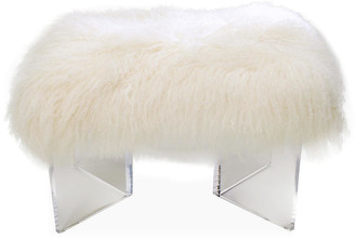 Le-Coterie Curly V-Bench - White