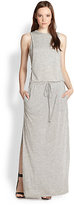 Thumbnail for your product : A.L.C. Brook Paneled-Side Jersey Maxi Dress