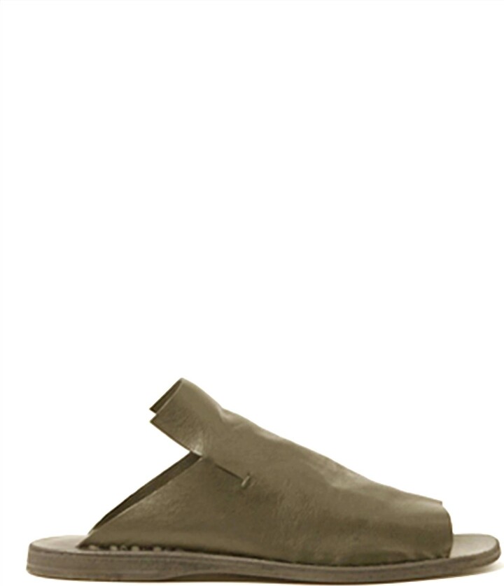 Officine Creative Women's Itaca Nappah Slide In Sea Weed