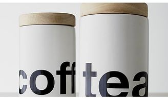 Crate & Barrel Loft Coffee Canister