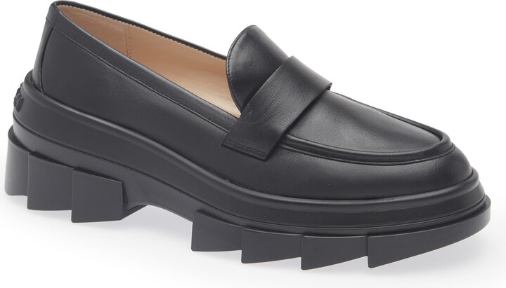 Stuart Weitzman Noho Lug Sole Loafer