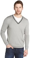 Thumbnail for your product : Gucci grey v-neck wool pullover sweater