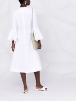 Thumbnail for your product : Jil Sander flared-cuff A-line mid-length dress