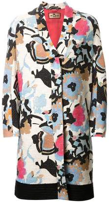 Etro floral print coat